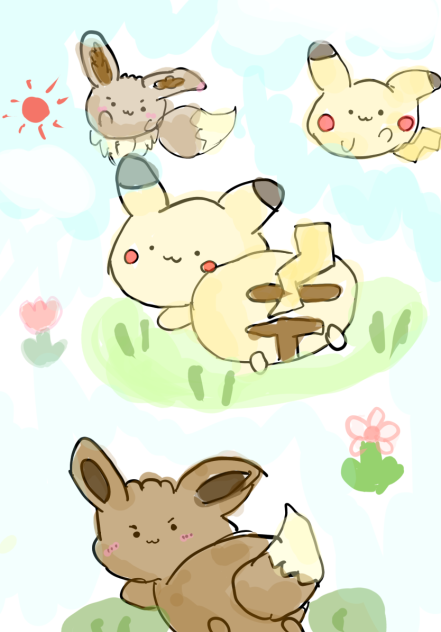 ポケモンピカちゅウ、イーブイ