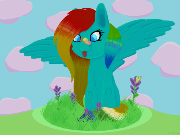 Speed paint mlp; gift for Рейка