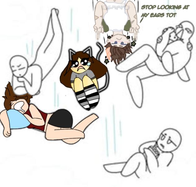 falling collab - ibisPaint