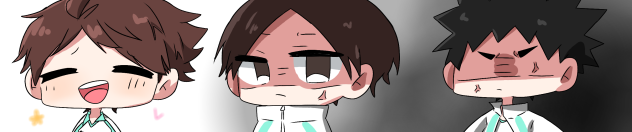 及川さん&国見ちゃん&岩ちゃん