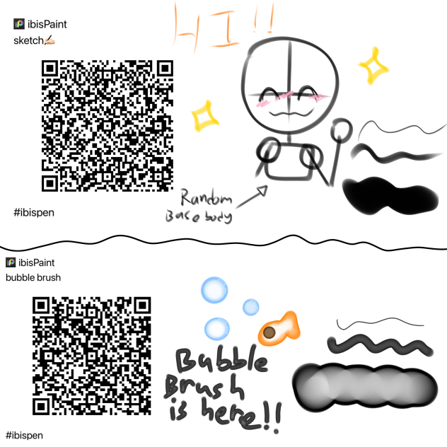 QR brushes