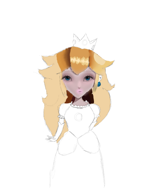 I made peach…