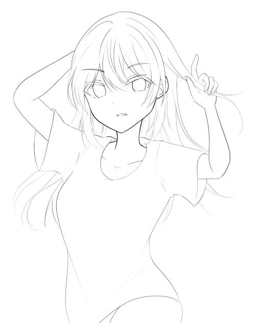 👕線画