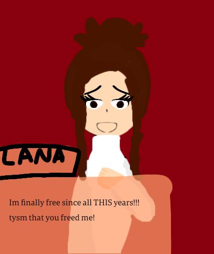 finally Lana IS free!!!!💜
