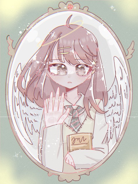 鏡よ。