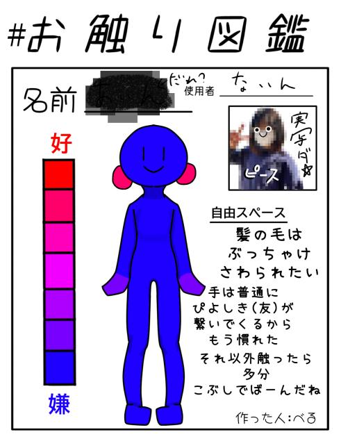 #お触り図鑑　実写注意