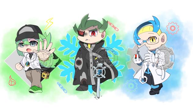 ミニキャラ練習⑤ プラズマ団