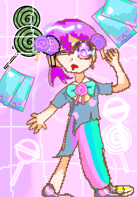 キャンデイ🍭ドット絵【小2の本気