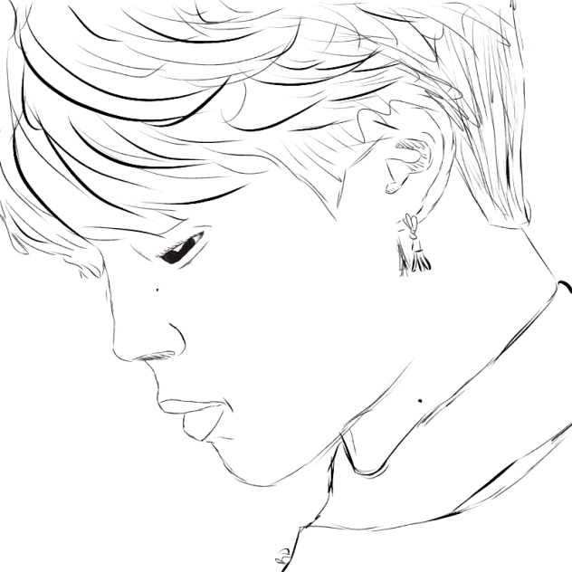 Jimin profile outline