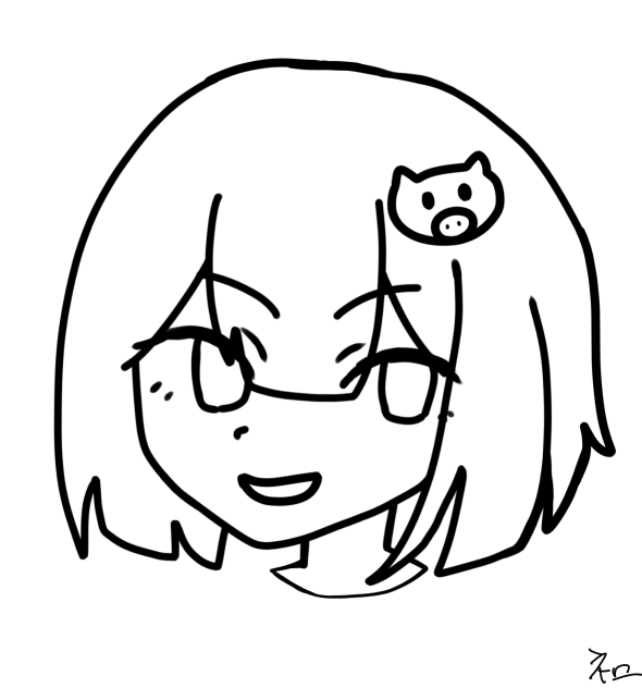 落書き程度の線画