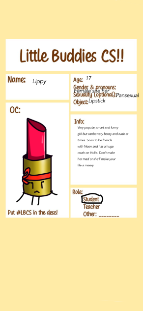 Little buddies character sheet - ibisPaint