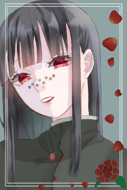 塗り絵しました🌹