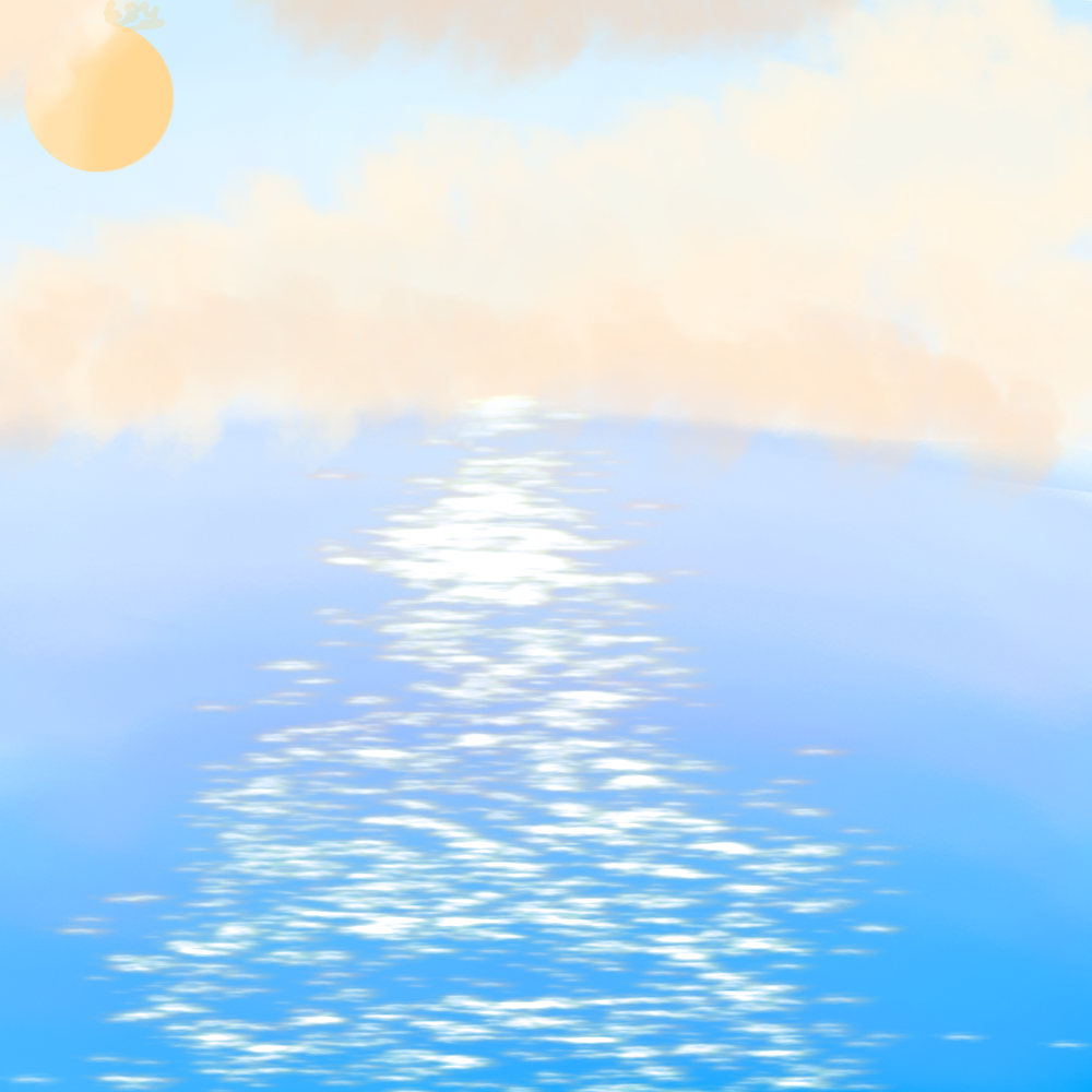 Sky and sea - ibisPaint