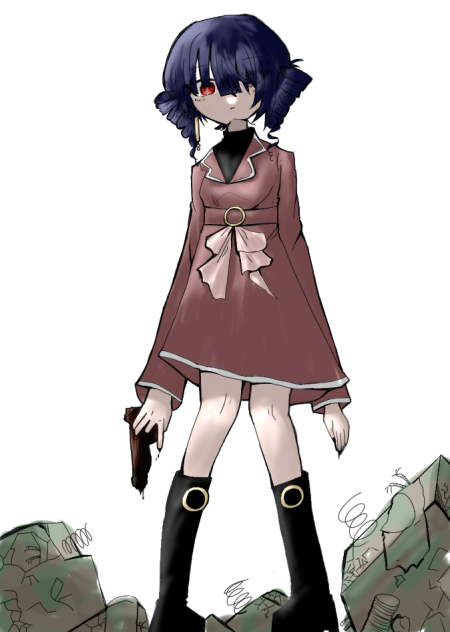 試食の箱ちゃんの線画塗った