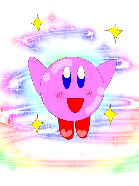 お肌プルプルカービィ❤️