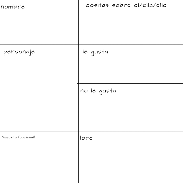 plantilla Pal cómic