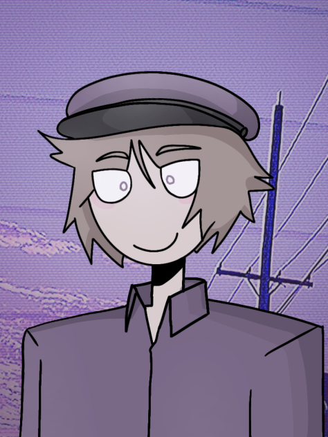 a boy wear purple