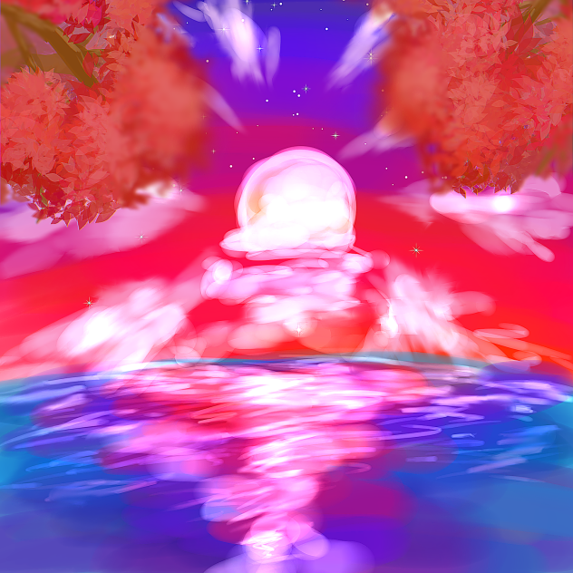 秋の夜明け