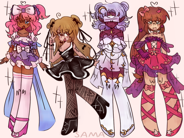 Redesigning outfits I drew when I was 7✨