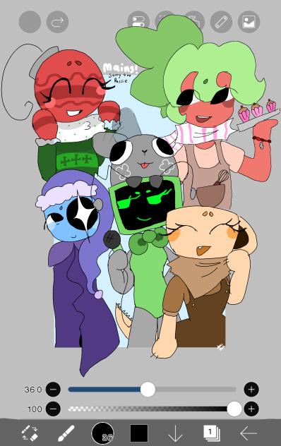 mains in dandys world(plus bobette ig)