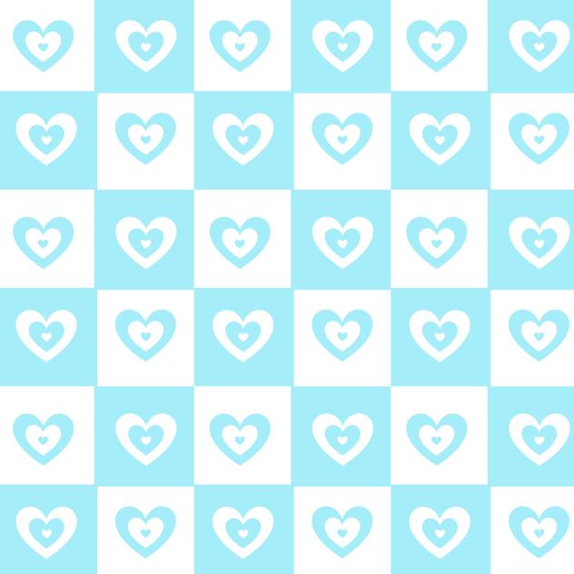 Y2K Love Background 2 mono Blue