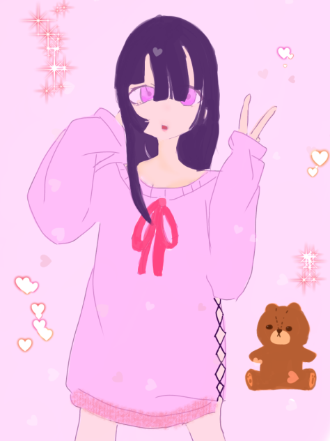 地雷系女子×ギャル