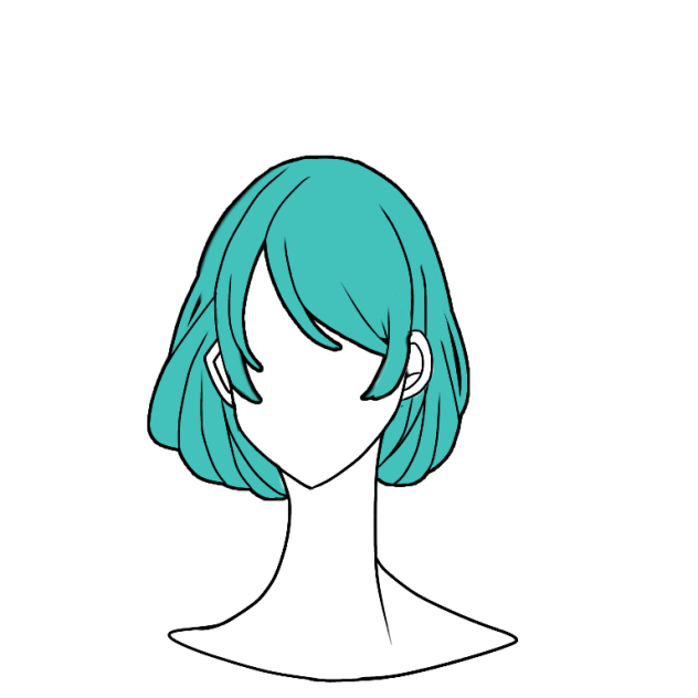 線画が苦手な人のための髪の毛の描き方