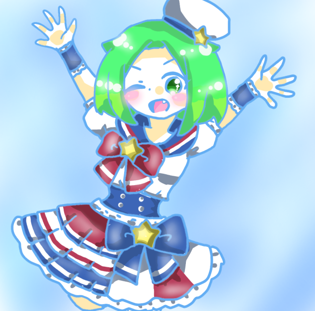 虹色にの　プリパラ