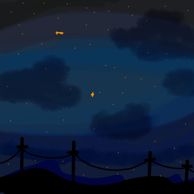 Night sky - ibisPaint