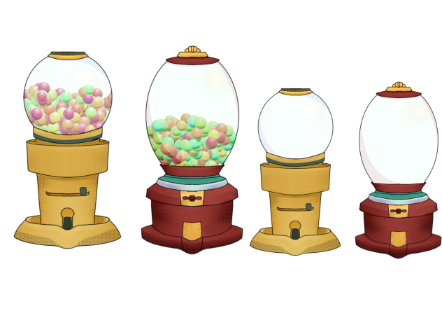 IBM2410 Gum balls