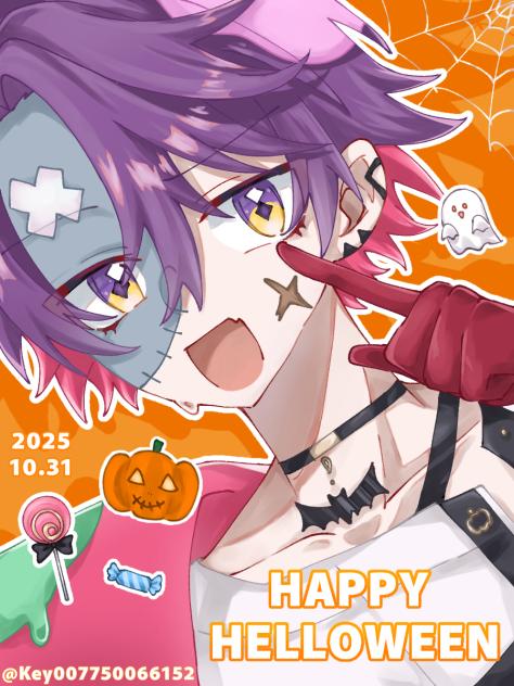 ハロウィン雲雀