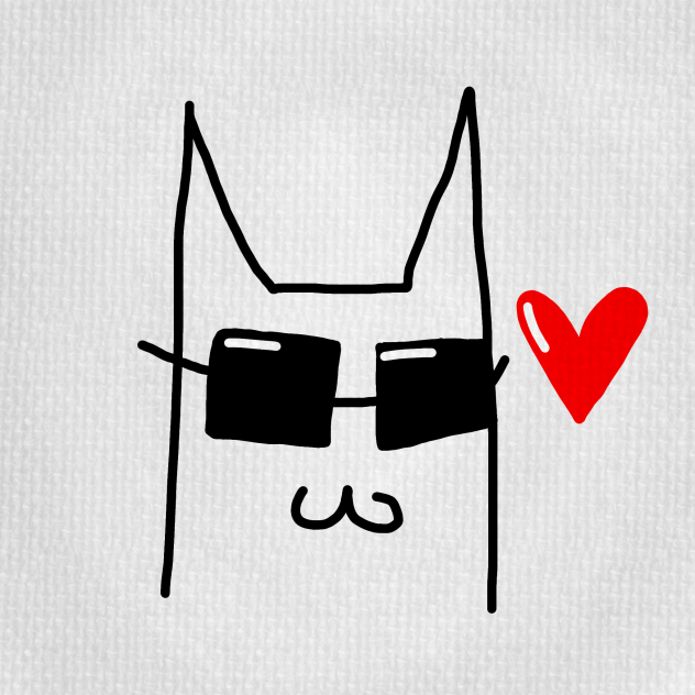 Gato Fachero con un Corazon