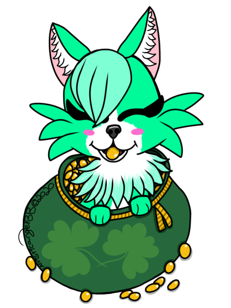 Mint Green St Patricks Day Dog - Speedpa