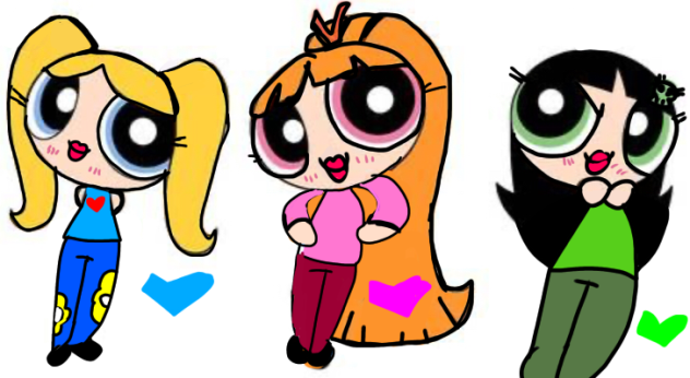 Powerpuff girls as teens edit