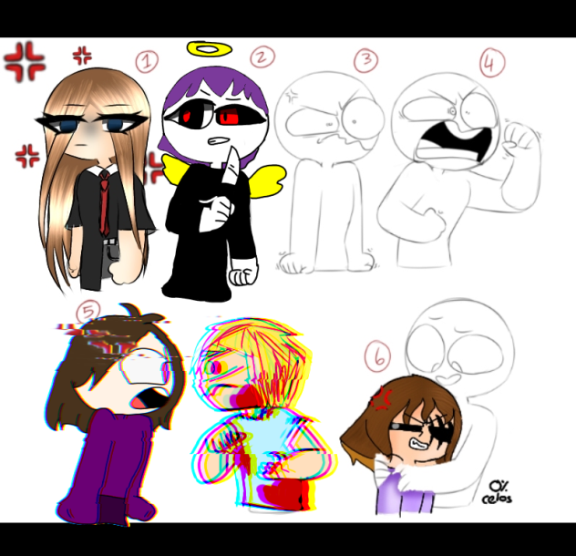 Lol my angel of is triggered. XD