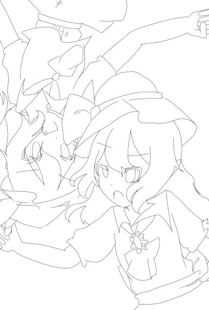 レミフラ　線画
