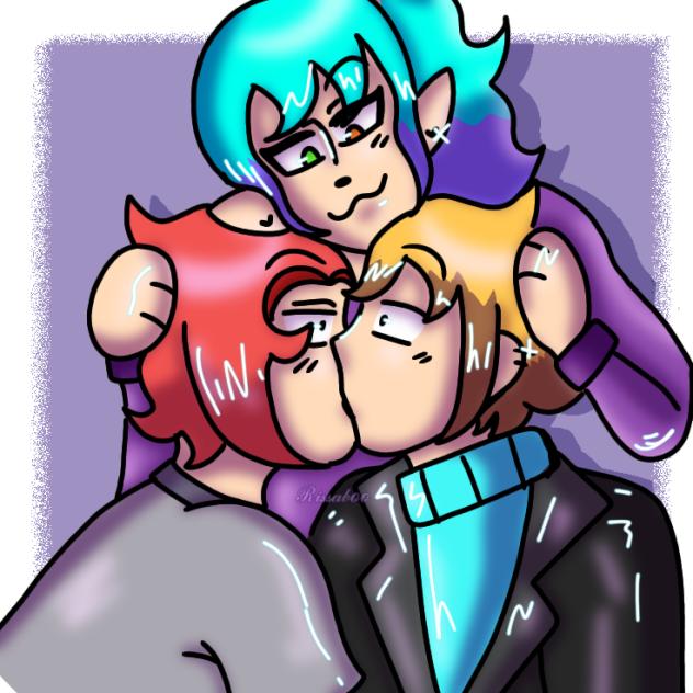 Me with my OCs