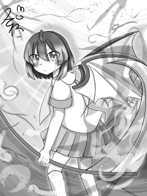 モノクロ(;-_-)人(^v^)♡