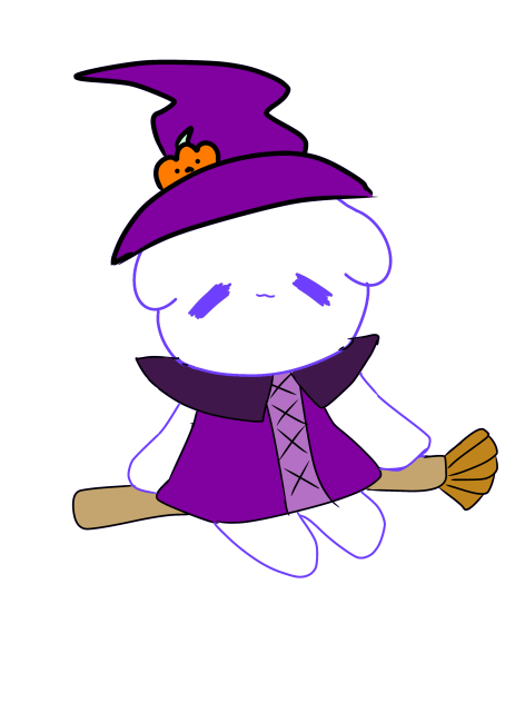 Halloween!유미도그💜💜마녀