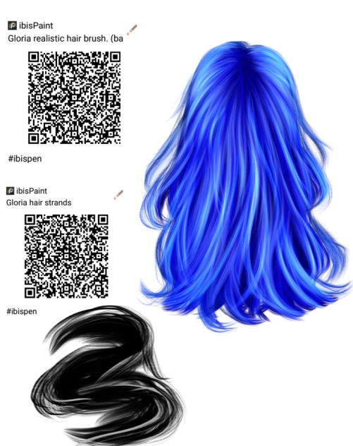 Realistic hair brush