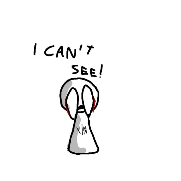 Bill Cipher as flamingo