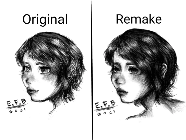 Remaked my drawing in Krita