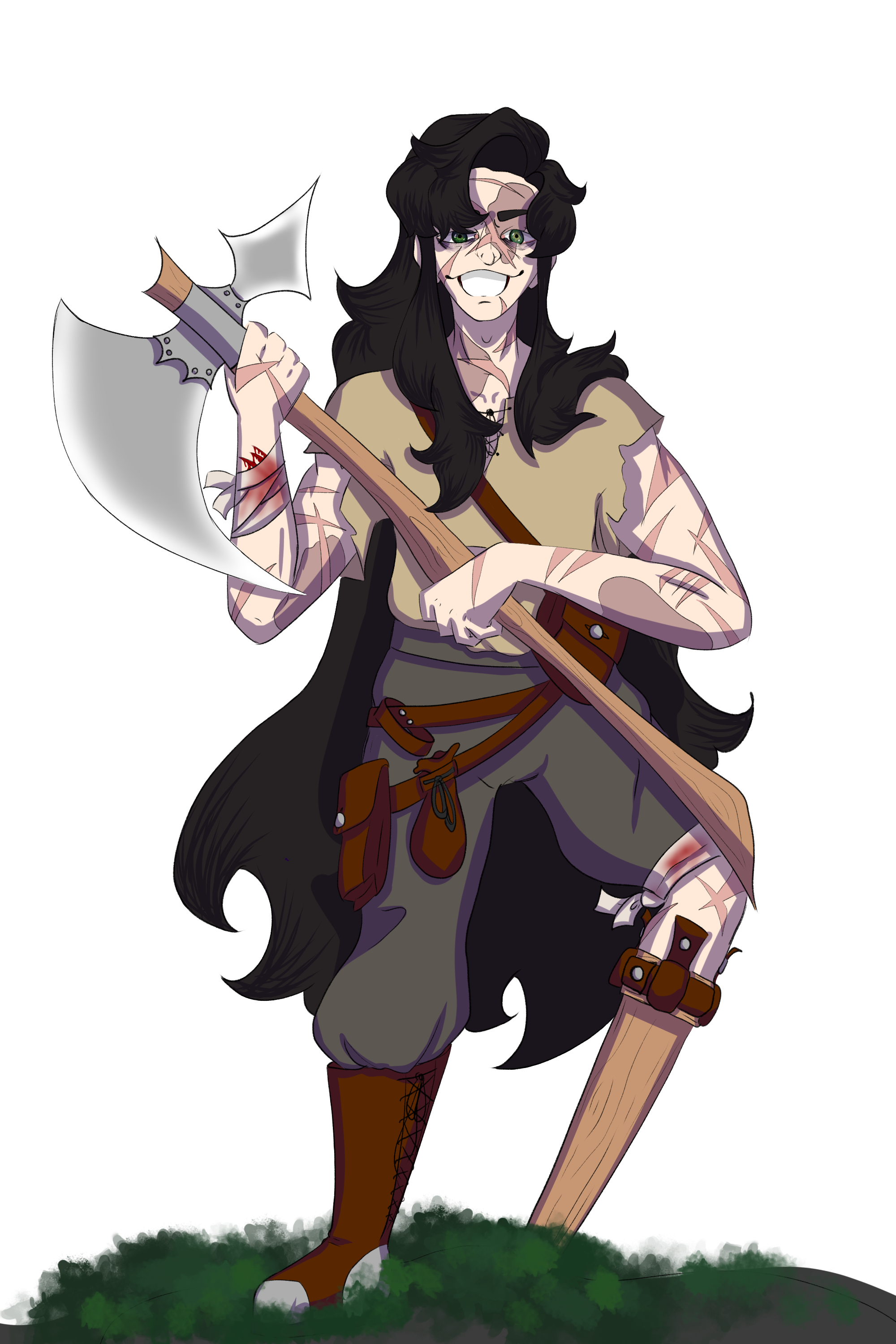 Big Axe Man - ibisPaint