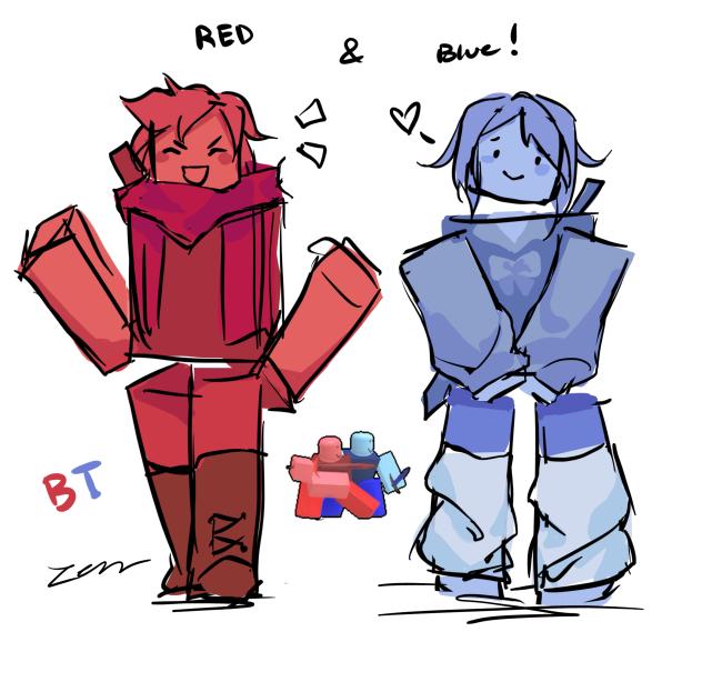 my designs of red & blue