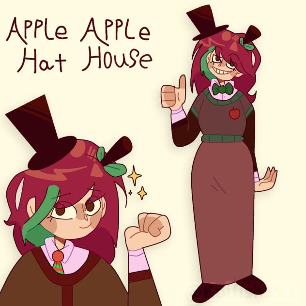 Apple apple hat house