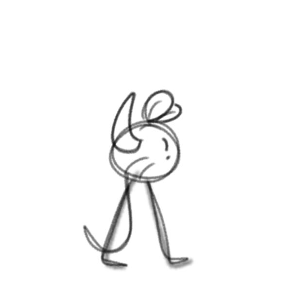 Walk cycle 1 (33) - ibisPaint