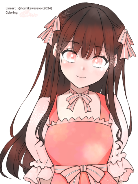 #星川塗り絵