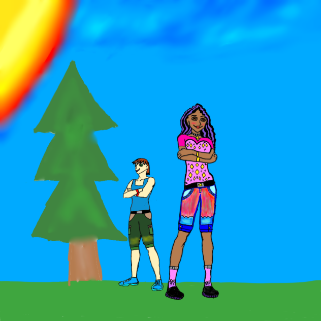 Camping with friends