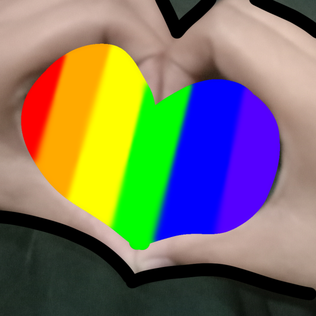 rainbow heart - ibisPaint