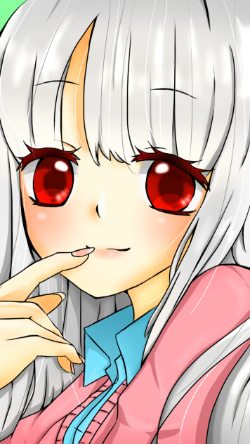 アルビノ女子